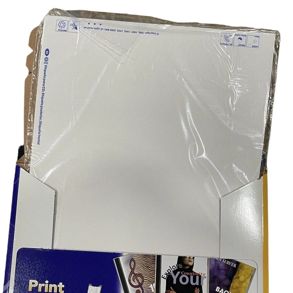 Memorex CD DVD 34 White Label Refills